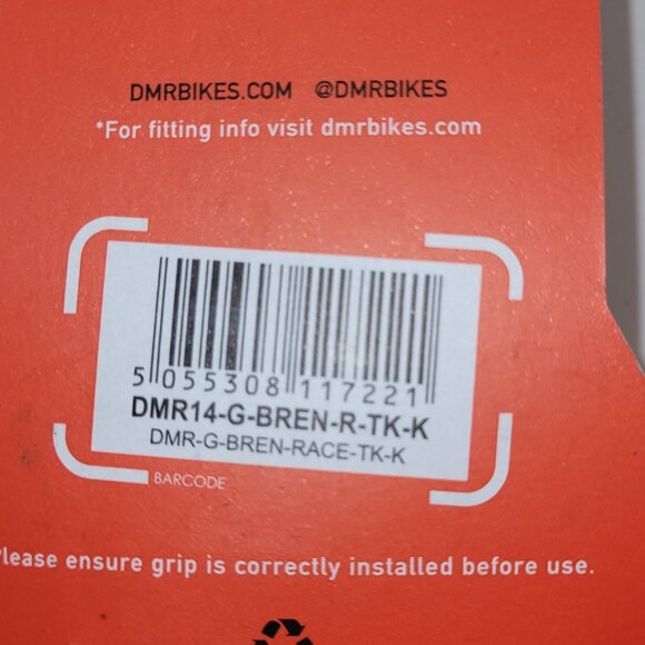 DMR Deathgrip Lock-on Bicycle Grips Thick SUPER SOFT DMR14-G-BREN-R-TK-K - Picture 6 of 7